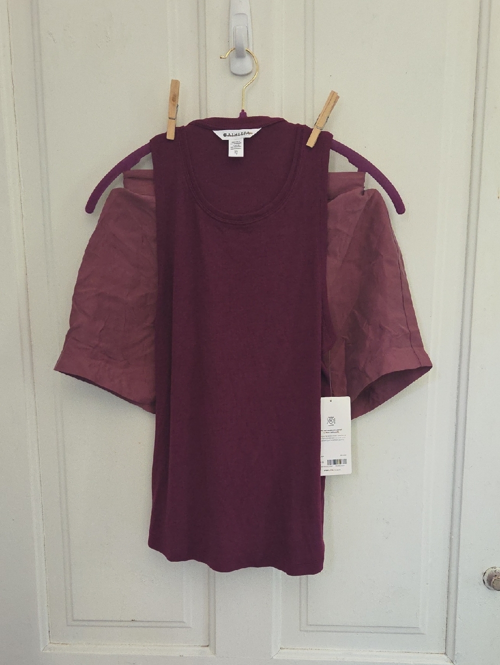 Athleta Cool Calm Short + Well Rested Rib Sleep Tank Pajamas
